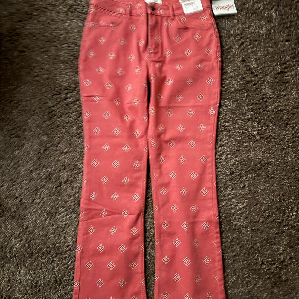 Wrangler Red Patterned Women's Jeans